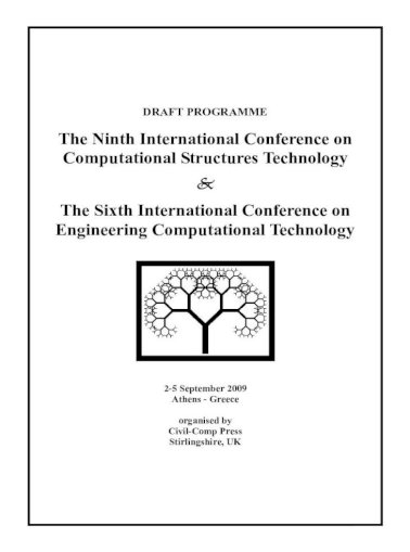 The Ninth International Conference On Computational Computational Structures Technology The Pdf Document