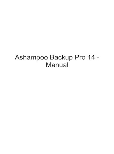 does ashampoo backup pro 12 use incremental backups