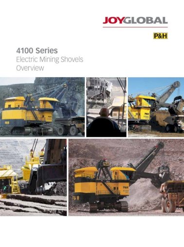 4100 Series Metacrust Joy Global Ph 4100 Series Electric Mining Shovels Overview Ph 4100 Series Shovels High Performance Easy To Maintain Joy Global Introduced The Ph 4100 Series Pdf Document