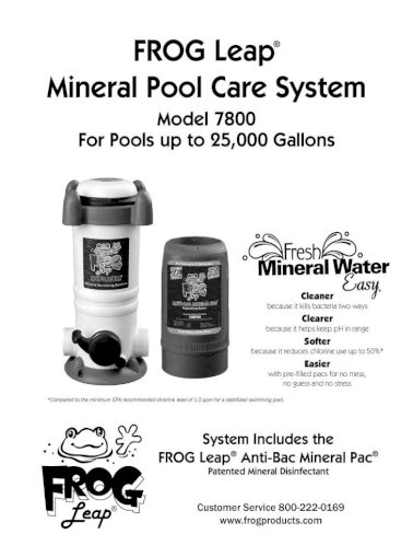 pool frog leap anti-bac mineral pac