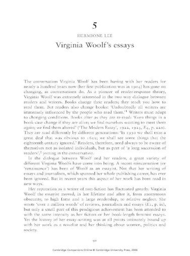 Реферат: Virginia Woolfs Vision Essay Research Paper Virginia