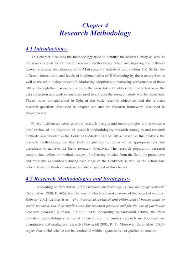 Chapter 24 Research Methodology - DPHU  The research population