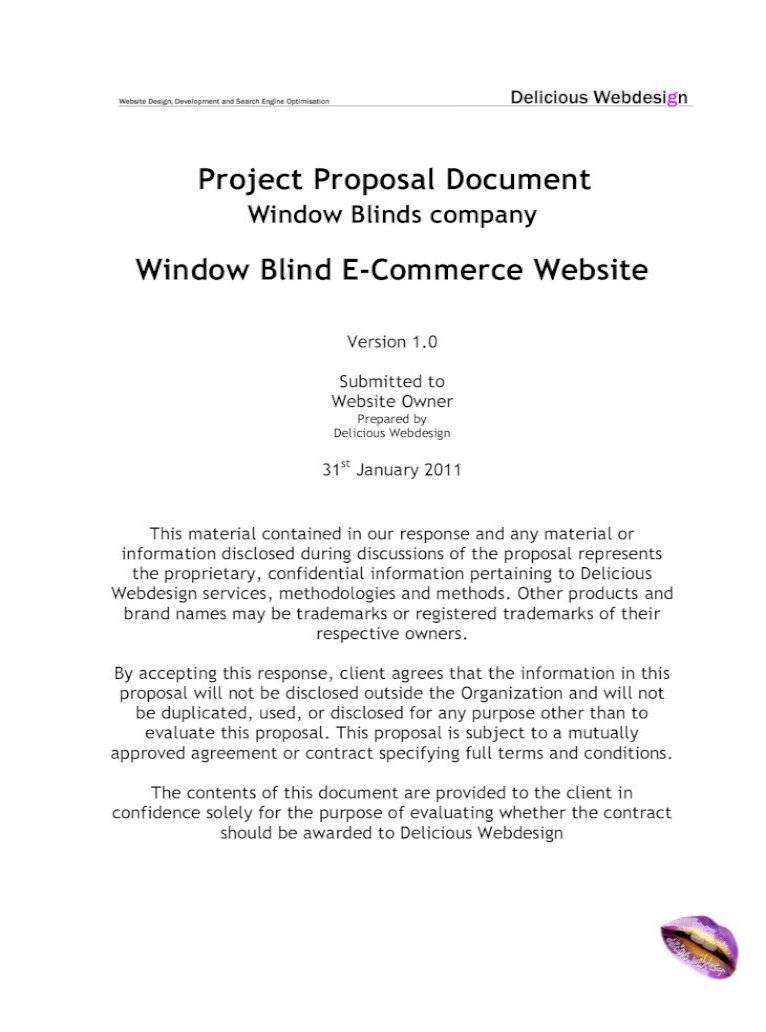 Scope Proposal Ecommerce Website - [PDF Document]
