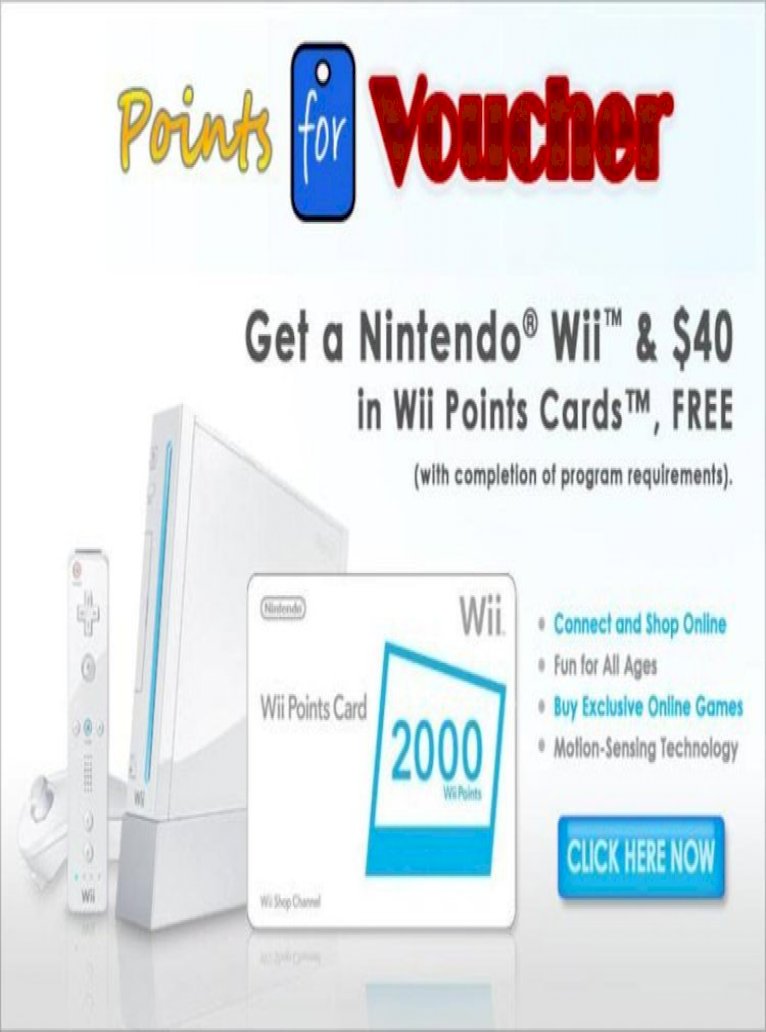 how to use wii points generator